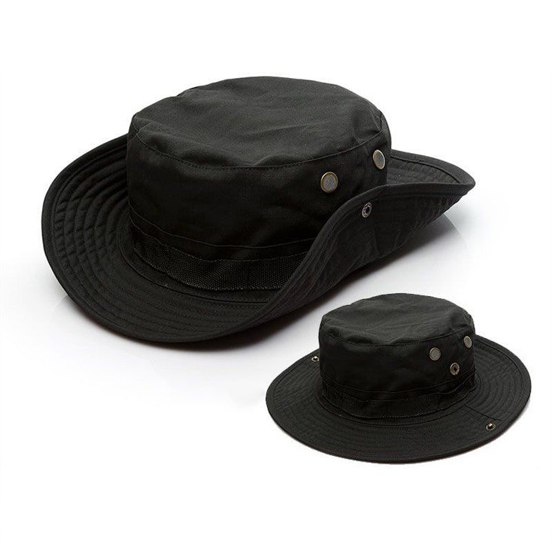 2Pcs/Set Wide-brimmed Hat Balaclava Mixed Set Men Sunscreen Boonie Cap Outdoors Hiking Camping Fishing Hat Sun Hat Fisherman Hat