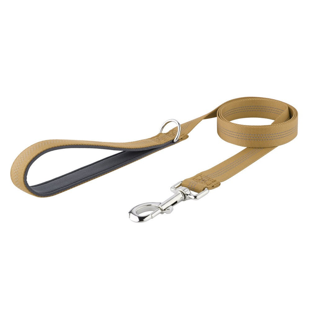 Dogs Leads Leashes Reflective Drawstring Pet Leash Explosion-proof Medium Large Dog Running Leash Wear-resistant and Durable