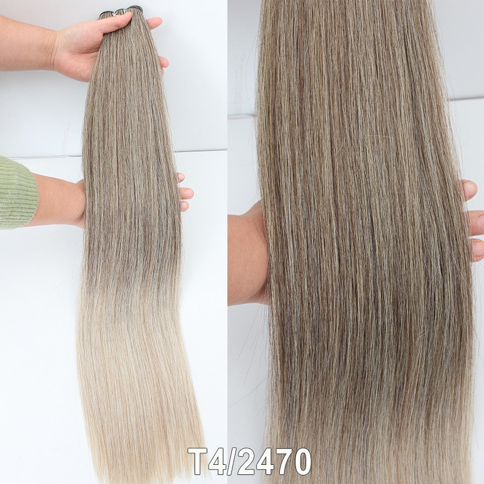 Russia Straight Hair Weave Bundles 65cm 200G Fiber Synthetic Hair Extensions Bio Protein Heat Resistant Ponytail Cosplay Hair