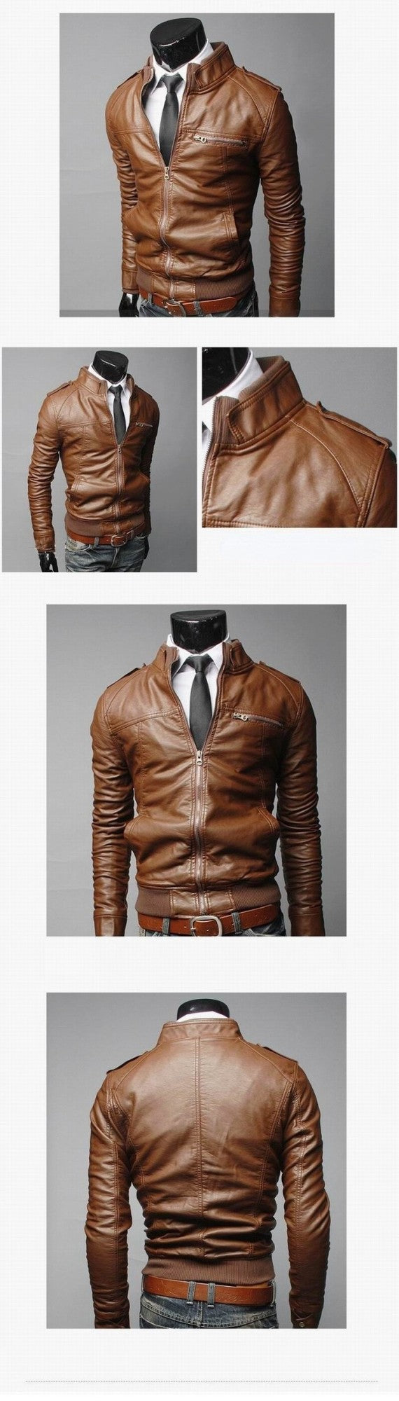 MRMT 2025 Brand New Men's Motorcycle Leather Jacket Slim Men Leather Jacket Outer Wear Clothing For Male Garment Man Jackets