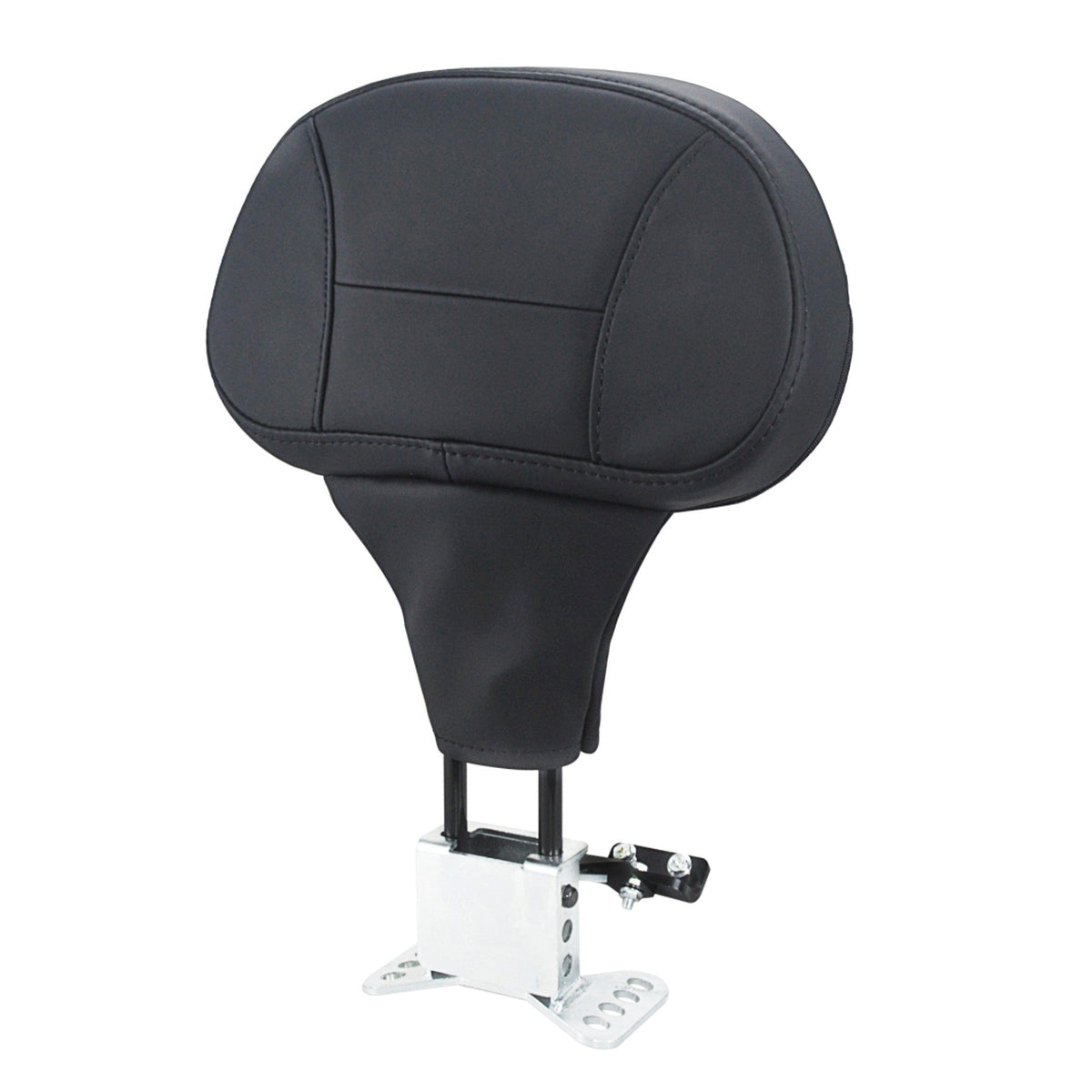 Motorcycle Adjustable Front Driver Rider Backrest Pad Mounting For Harley Touring CVO Road King Electra Street Glide FLTRX 09-24