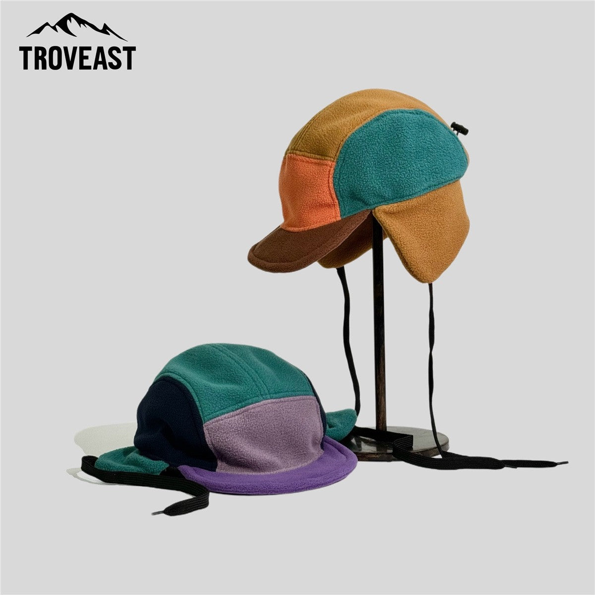 Windproof Thermal Fleece Winter Hat Five Panel Fisherman Style Cycling Outdoor Cold Weather Ear Protection for Winter Sports?