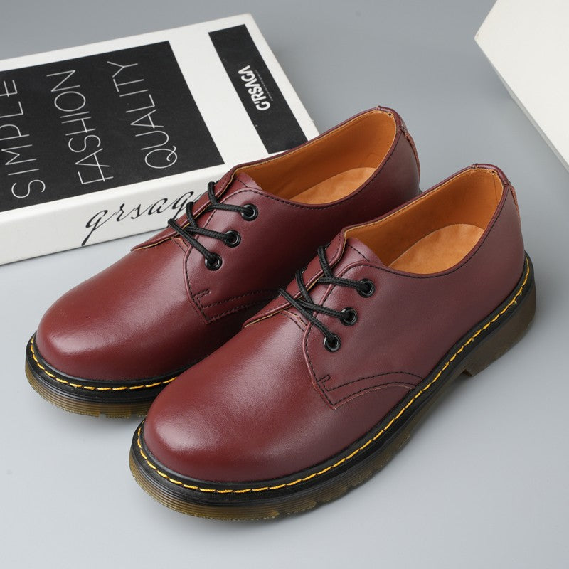 Men's genuine leather formal shoes work shoes classic business casual leather shoes fashionable women's shoes plus size shoes