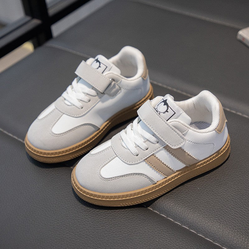 Lightweight Kids Skate Shoes 2025 New Spring Boys Non-slip Sports Footwear Breathable Training Running Fashion Sneakers
