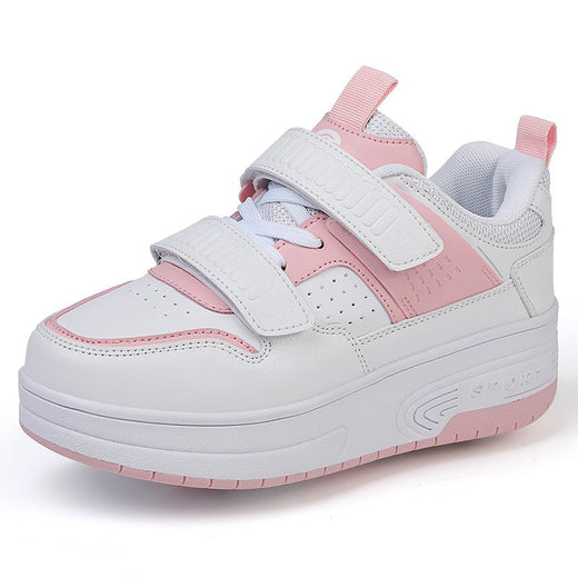 New Children's Roller Skates Boys Girls Double Wheel Unisex Roller Skates Shoes New Sneakers Outdoor Sports Casual Shoes