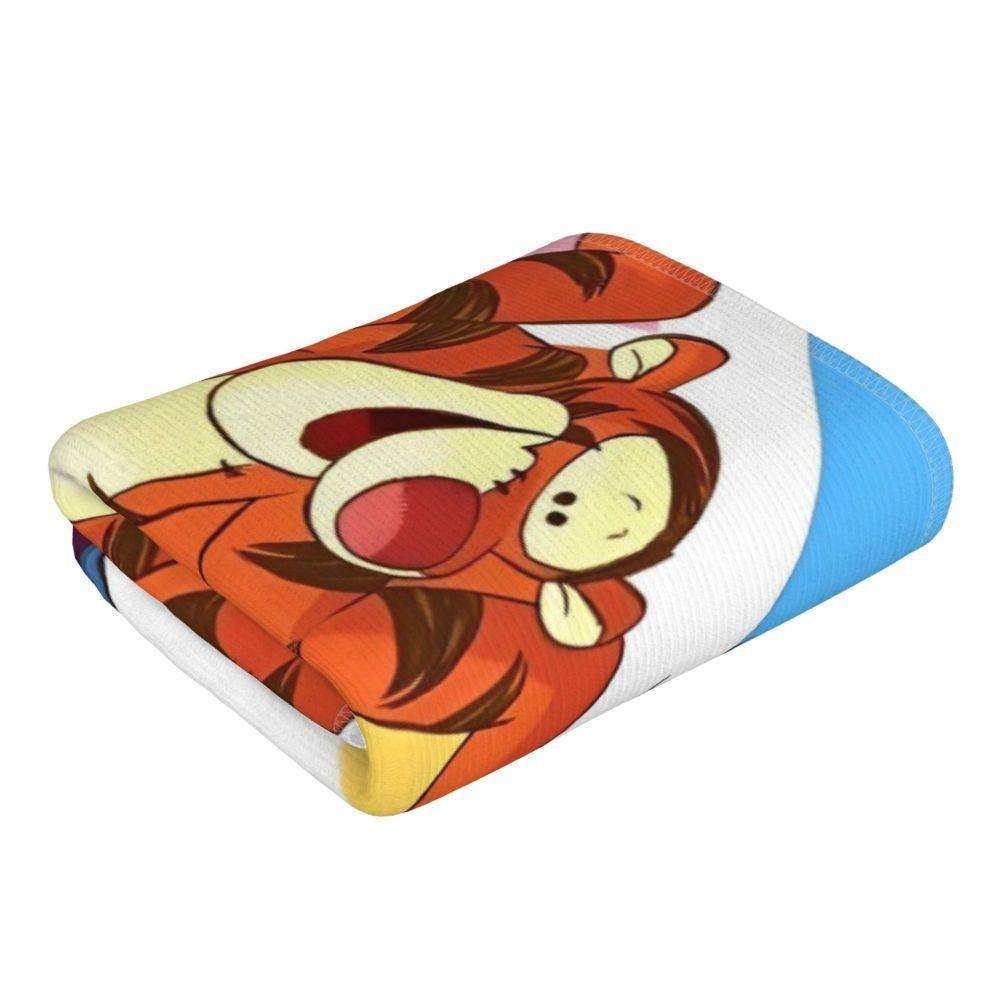 Winnie The Pooh Bear Piglet Merch Towel for Beach New Summer Microfiber Shower Towel No Sand Quick-Dry Surf Towels