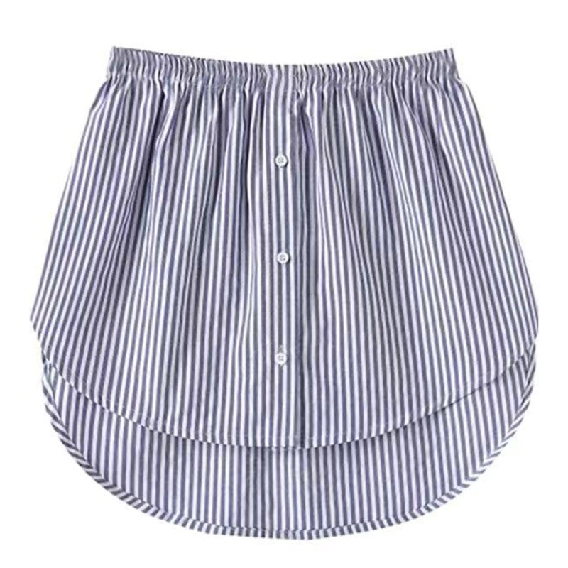 Detachable Underskirt Women Fake Shirt Irregular Skirt Tail Blouse Hem Cotton Extender Fake Hem Mini Skirt Fake Hem 6 Sizes