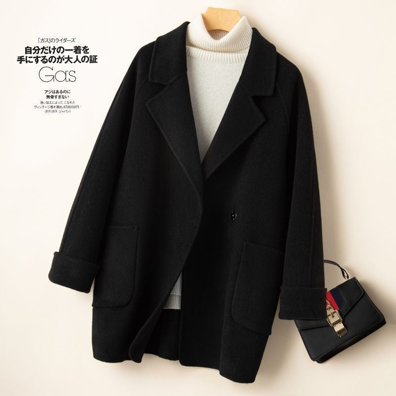 Women's Mid-length Coat Casual Thick Wool Blazer