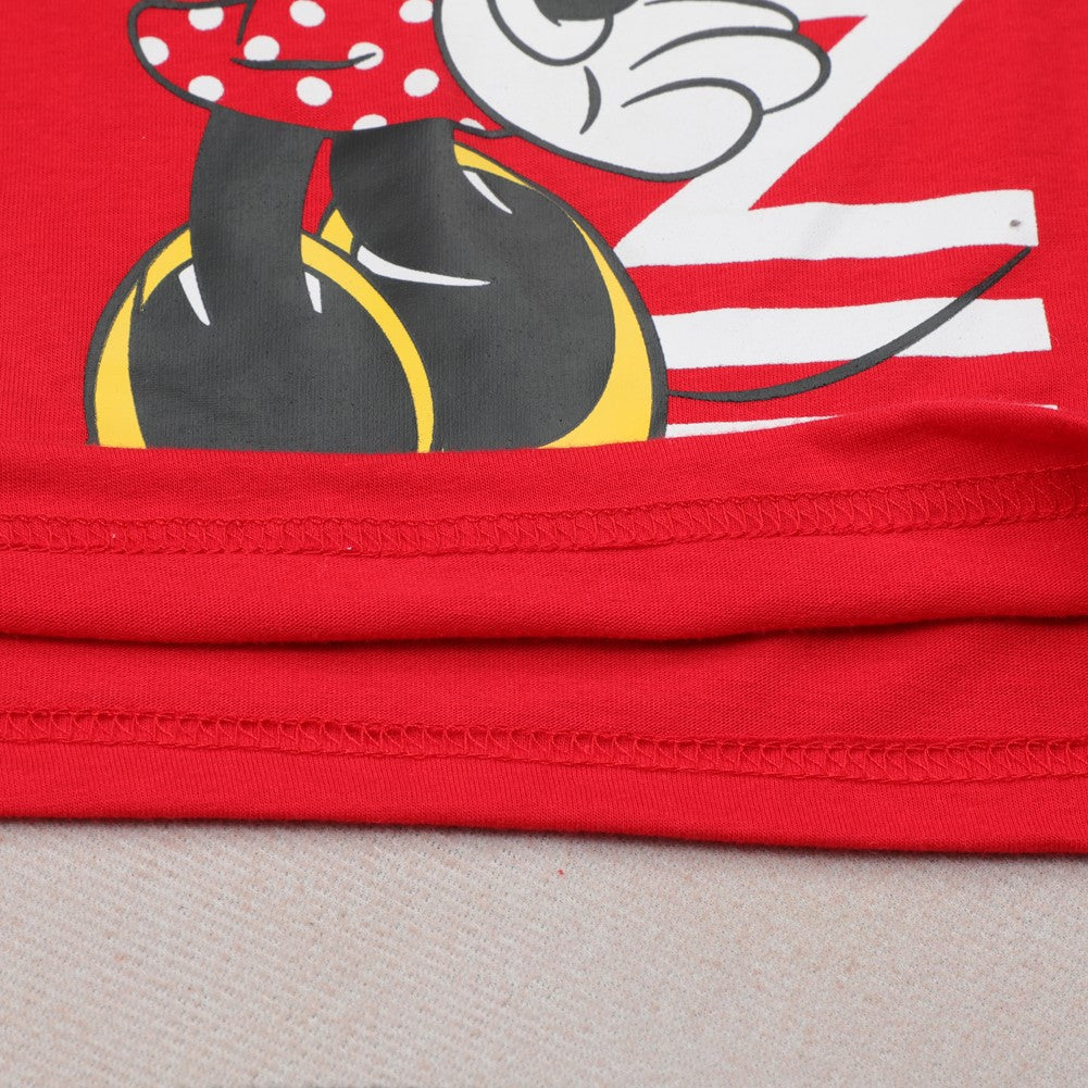 New Spring Autumn minnie mouse Children's Clothing Sets Girl Sleepwear Clothes Kids Pajamas Set Girls Cotton Cartoon Pyjamas