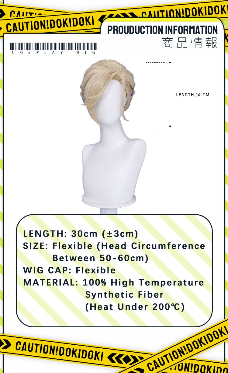 ?Ready for Ship?Idia Malleus Leona Vil Crowley Wig Game Cosplay DokiDoki Men 120cm Long Hair Fiber Idia Halloween Free Wig Cap