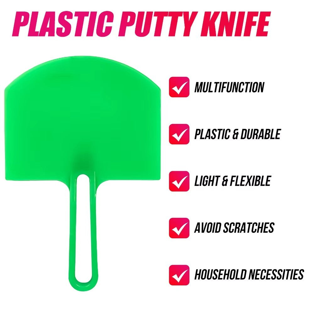 1/3Pcs Curved Bucket Scoop Putty Knife Scraper Spackle for Drywall Finishing Plaster Scraping Decals Patch Construction Tools