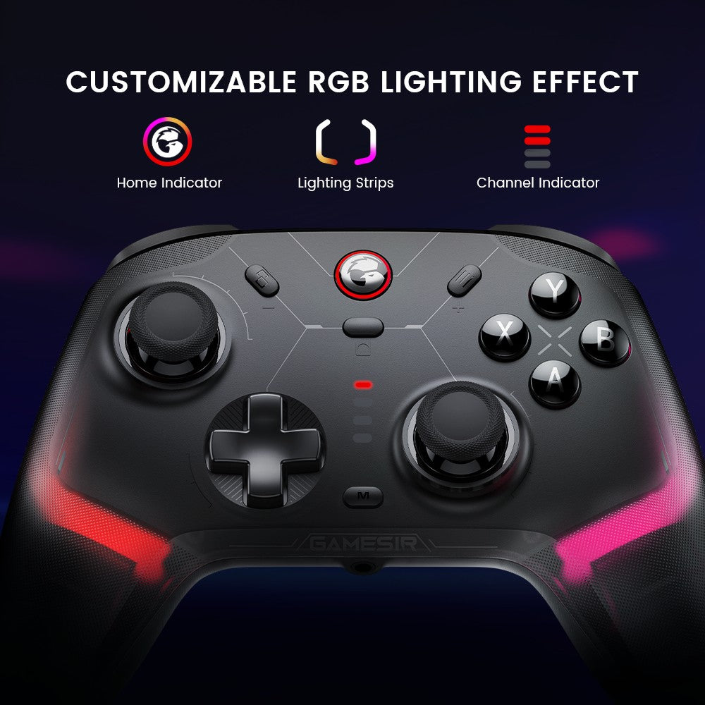 Gamesir Cyclone 2 Wireless Controller with Hall effect Controller for PC Steam Switch ios Andrioid Optional base