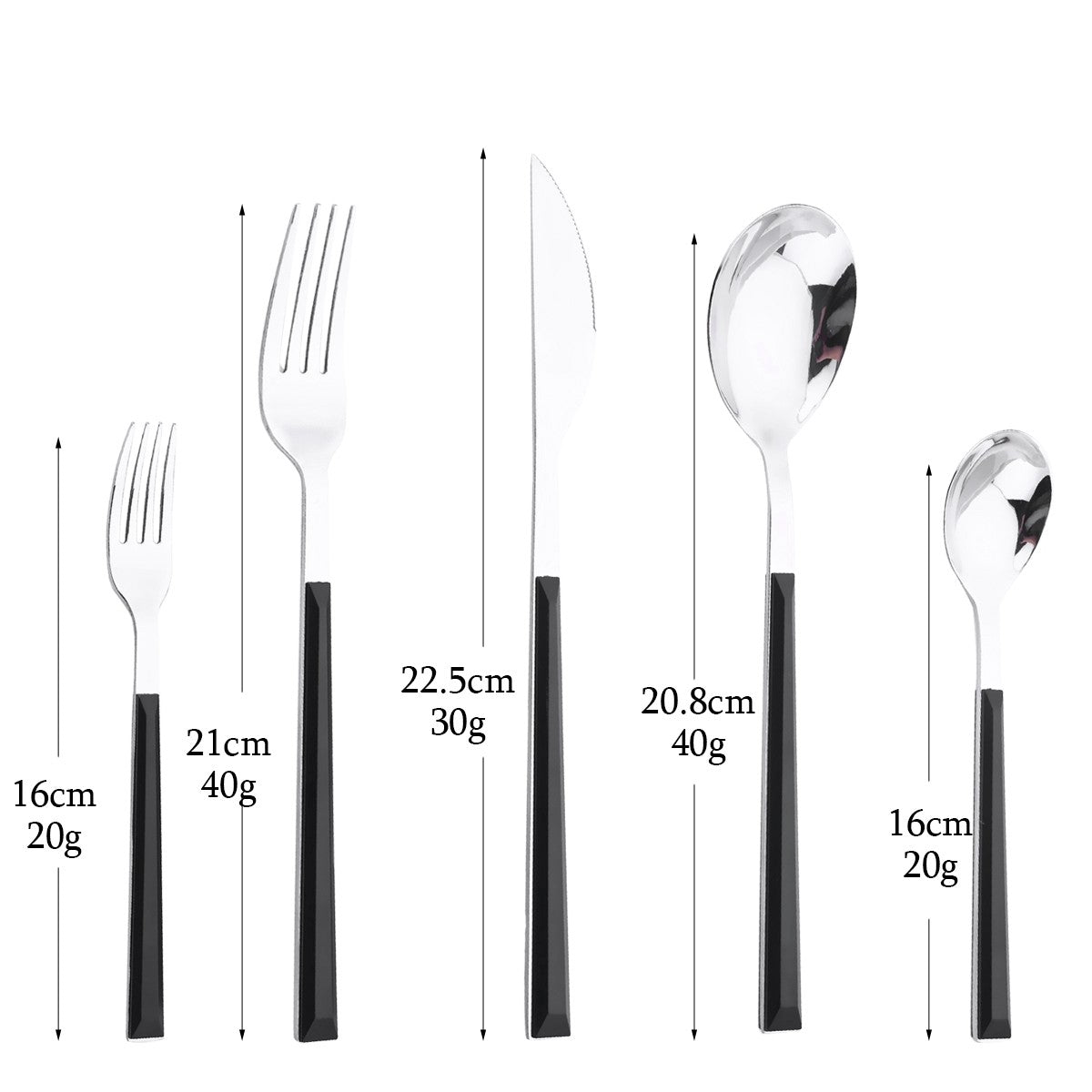 30Pcs Cutlery Set Stainless Steel Imitation Marble Flatware Fork Spoon Knife Dinner Kitchen Dinnerware Silverware Tableware Set