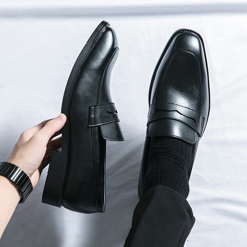 Men's Dress Shoes Classic Casual Business Leather Shoes Men Retro Oxfords Formal Social Wedding Office Leather Shoes For Men