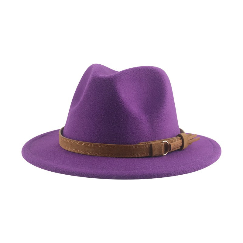 Hats for Women Fedoras Girls Hat Boys Hat Felted Kids Baby Caps Small 52cm 54cm Belt Wedding Cute Kid Fedoras Sombreros De Mujer