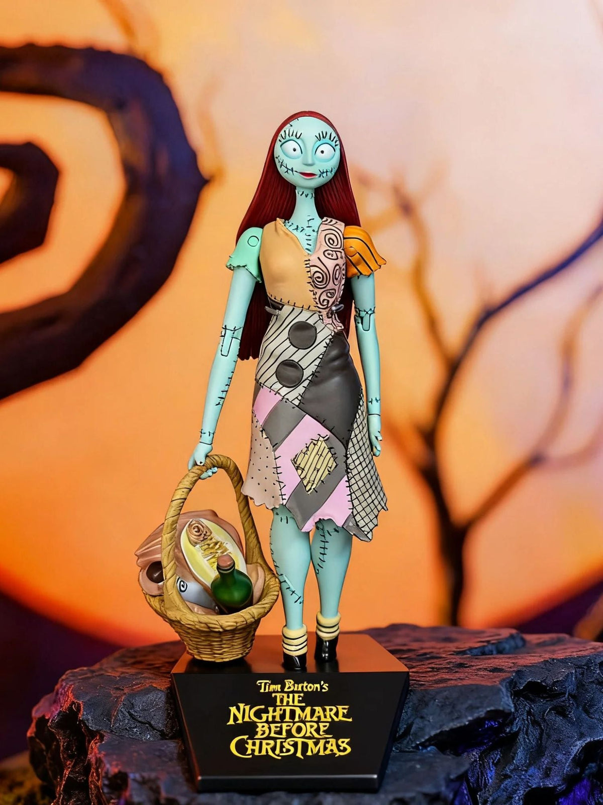 Disney Jun Planning Nightmare Before Christmas Sally Action figures Series 1 Halloween gift The packaging does not include a box