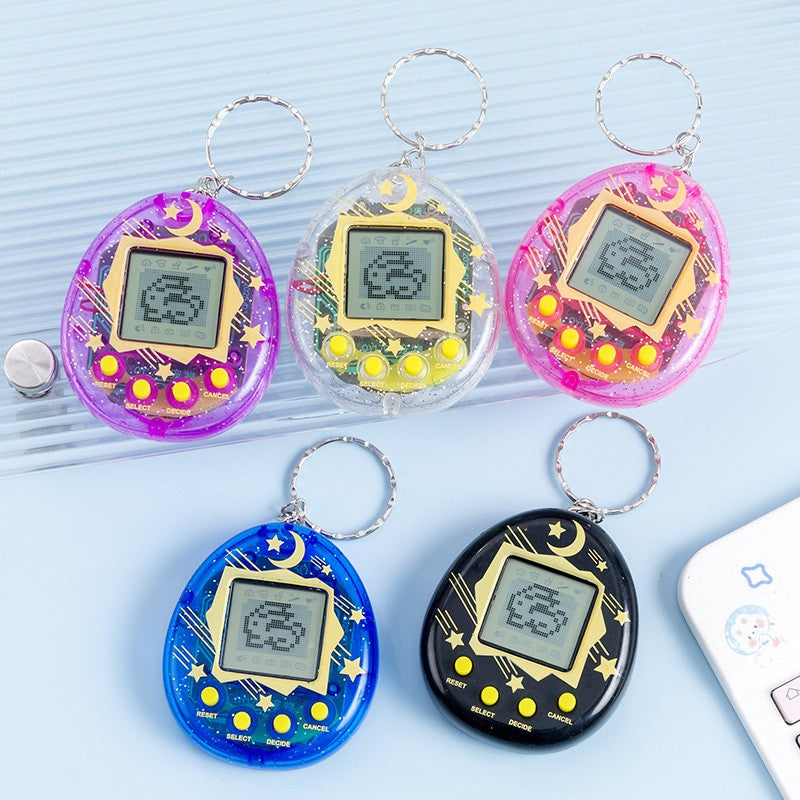 6-48PCS Virtual Pet Keychain Digital Pet Electronic Handheld Game Video Game Party Birthday Nostalgic 90s