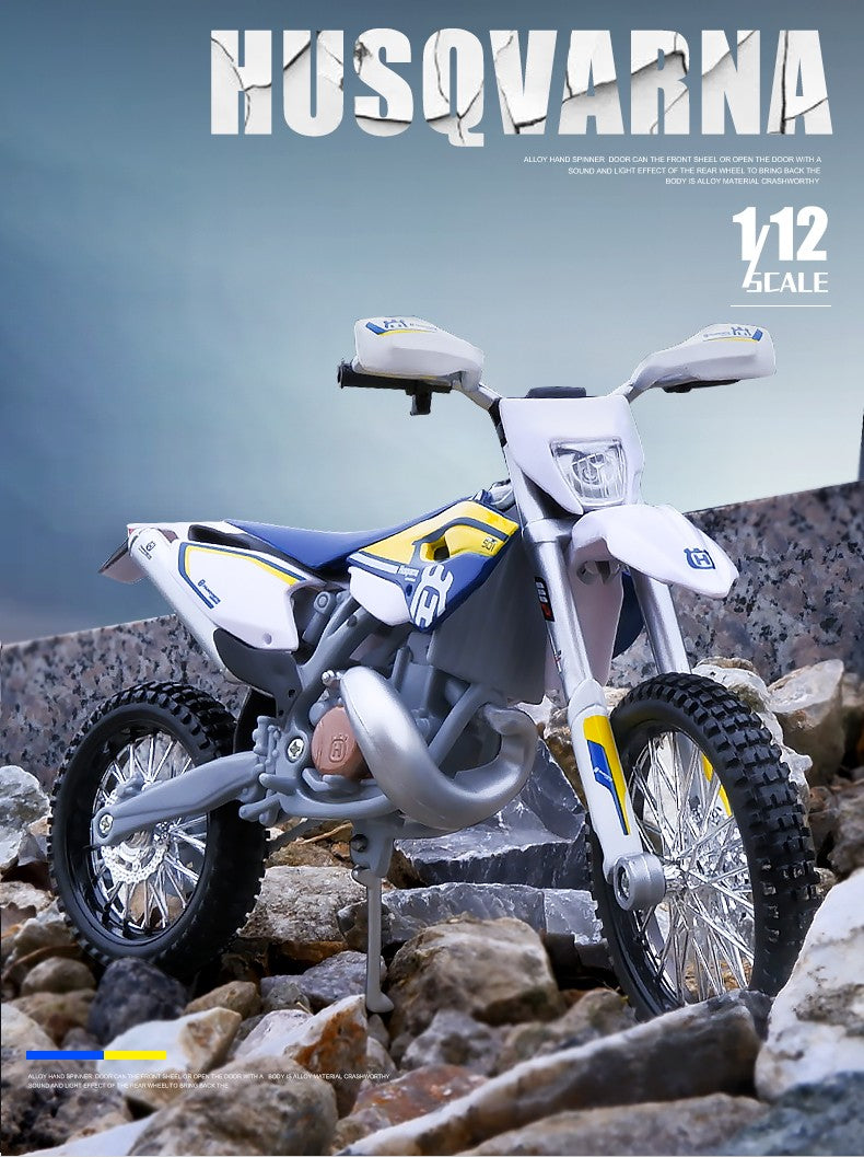 Maisto 1:12 Husqvarna FE 501 Alloy Cross-country Motorcycle Car Model Simulation Racing Motorcycle Model Collection Kid Toy Gift