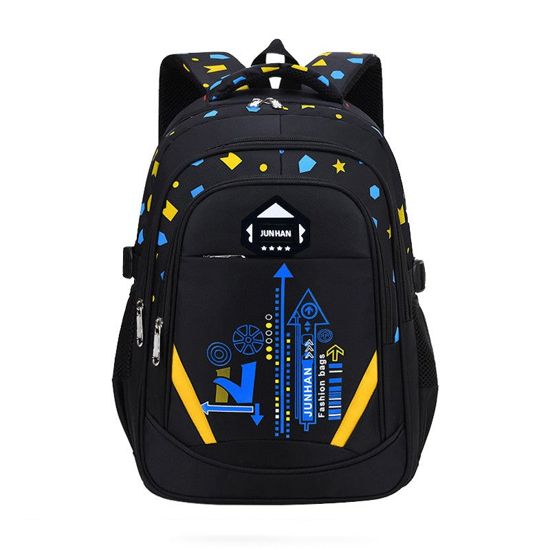 Kid's Shoulder Bag Geometry Pattern Teen Children Backpack Fashion Schoolbag Boy Girl Backpack Book Bag Waterproof Mochila ?