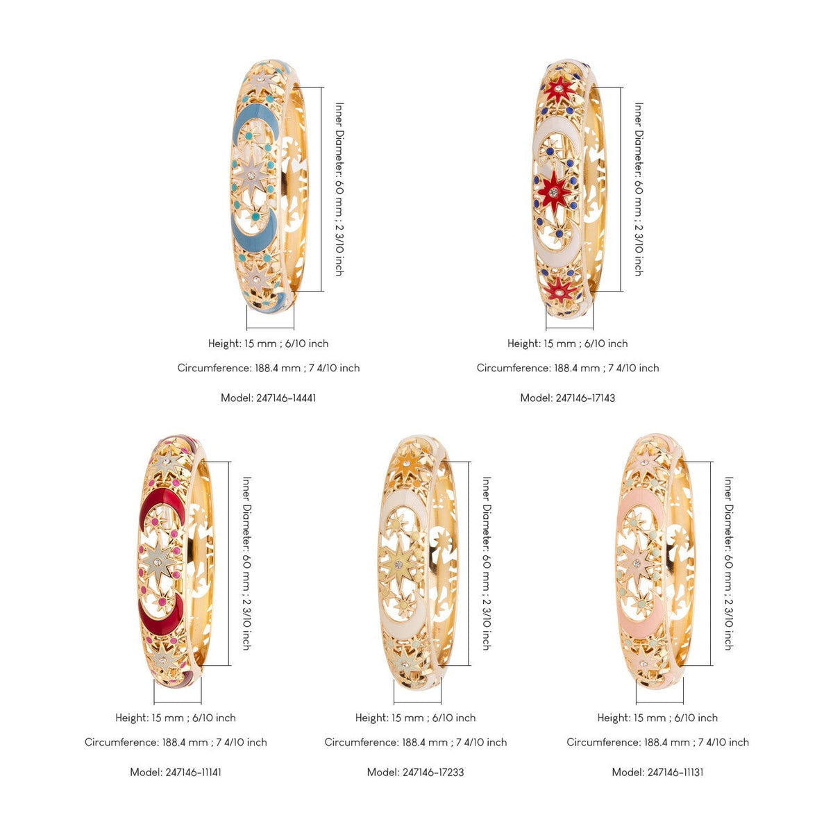 6 Colors Enamel Bracelet For Women Hollow Bangle On Hand India Cloisonne African Jewelry Women's Hand Bracelets Bohemian Gifts