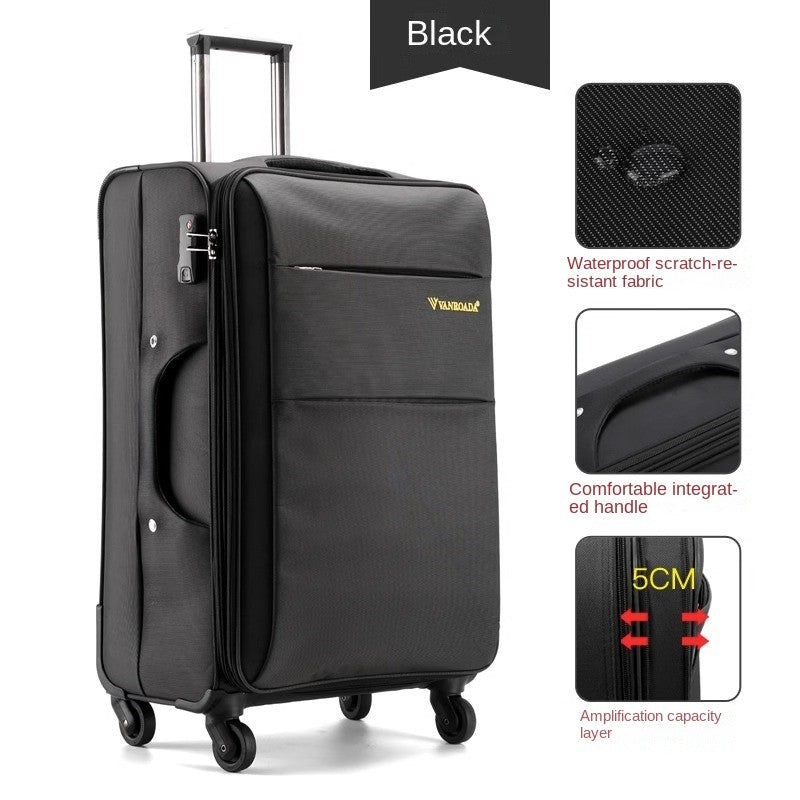 Oxford Cloth Suitcase 20/24/28/32-inch Large-Capacity Luggage Female Male Universal Wheel Business Travel Case