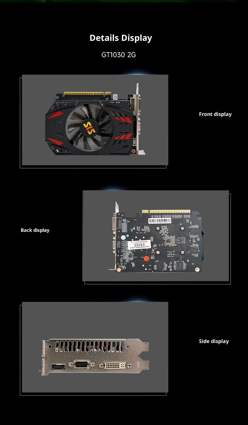 128bit Wide Memory, 5000MHz High Speed for Smooth Office & HD Video SEJISHI NVIDIA GeForce GT740 4GB GDDR5 Graphics Card