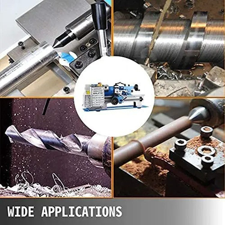 0-2500 RPM CJ0618 Mini Metal Lathe Machine Variable Speed Bench Top Benchtop Mini Lathe Multi-functional Metal Precision Machine