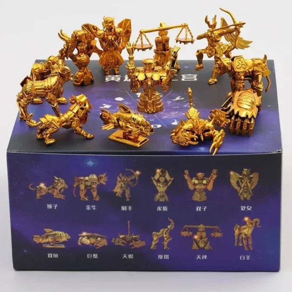 12pcs/pack Saints Anime Seiya Constellation Model Action Figure Toys