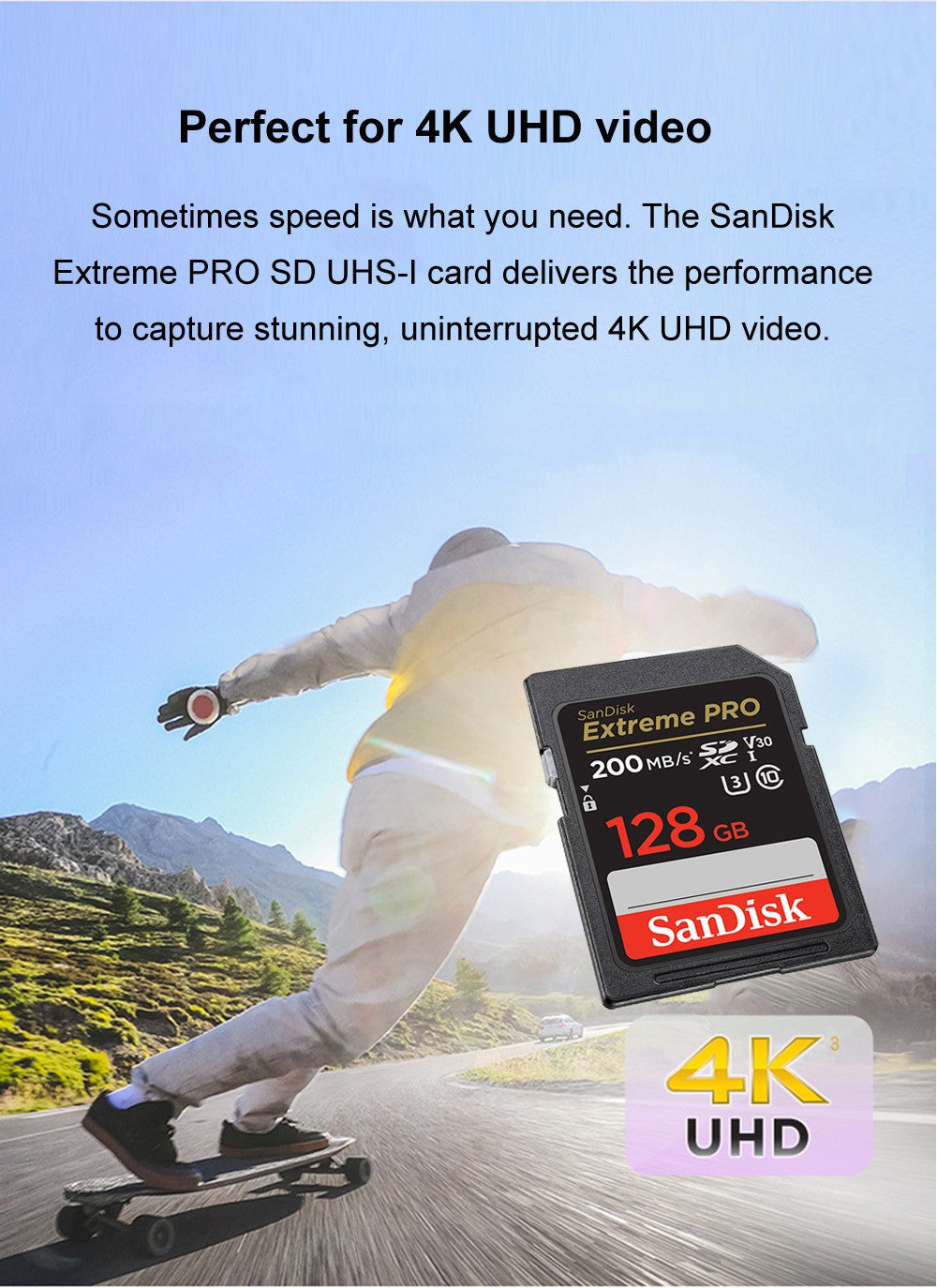 SanDisk Ultra/Extreme/Extreme PRO SD Card 256GB 128GB 64GB SDXC 32GB SDHC Memory Card C10 U1 U3 Carte SD Card for Camera 4K UHD