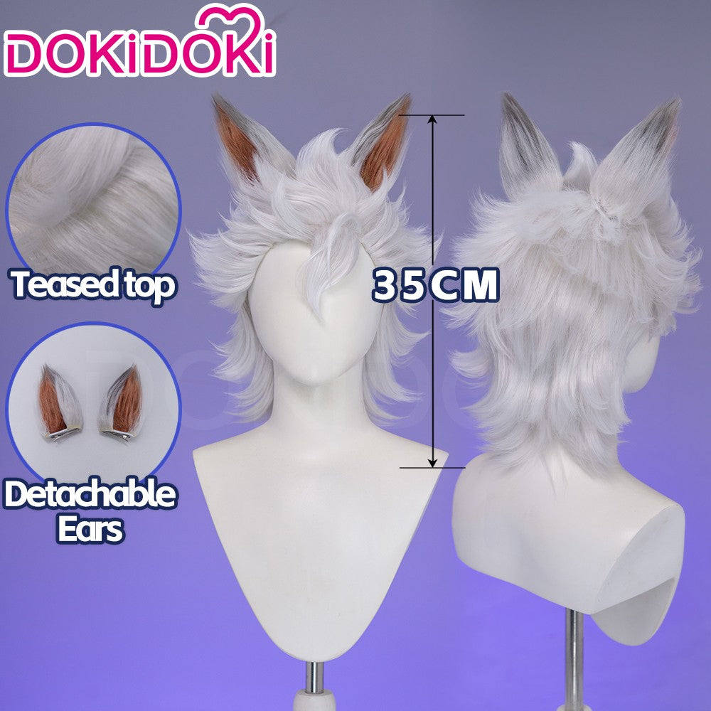 ?Ready for Ship?Idia Malleus Leona Vil Crowley Wig Game Cosplay DokiDoki Men 120cm Long Hair Fiber Idia Halloween Free Wig Cap