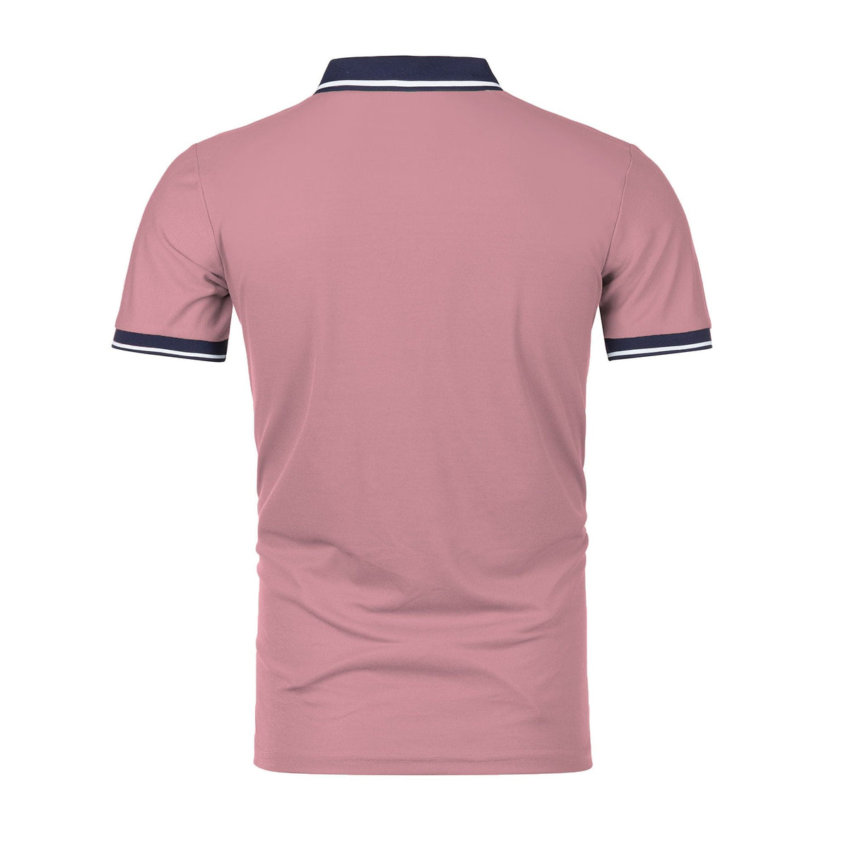 Men's new top Polo shirt T-shirt Summer men's short sleeve color lapel casual fashion white shirt T-shirt men's short sleeve