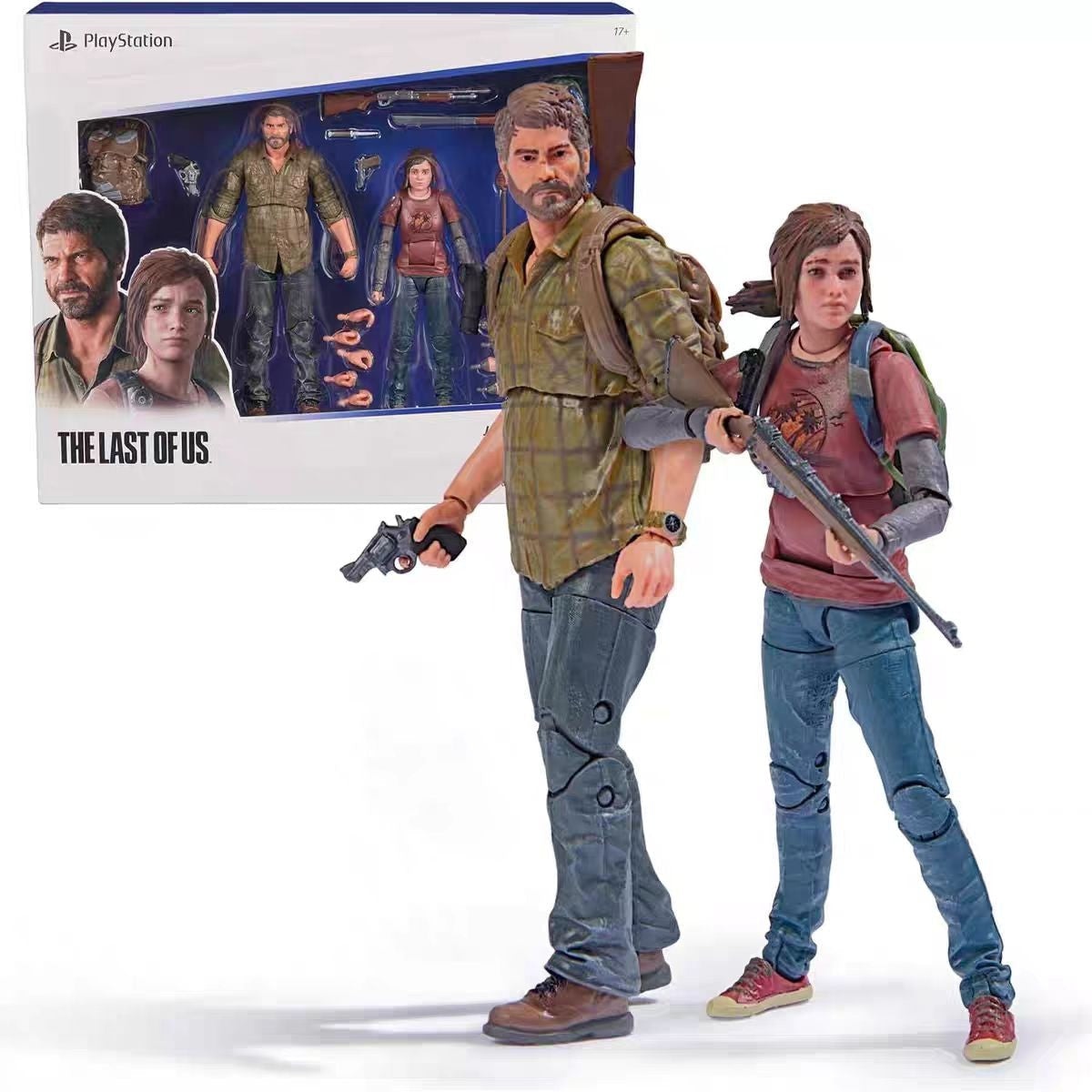 In Stock Original The Last US Joel and Ellie SpinMaster Action Figure Brand New 1/7 Scale 26.6cm PVC