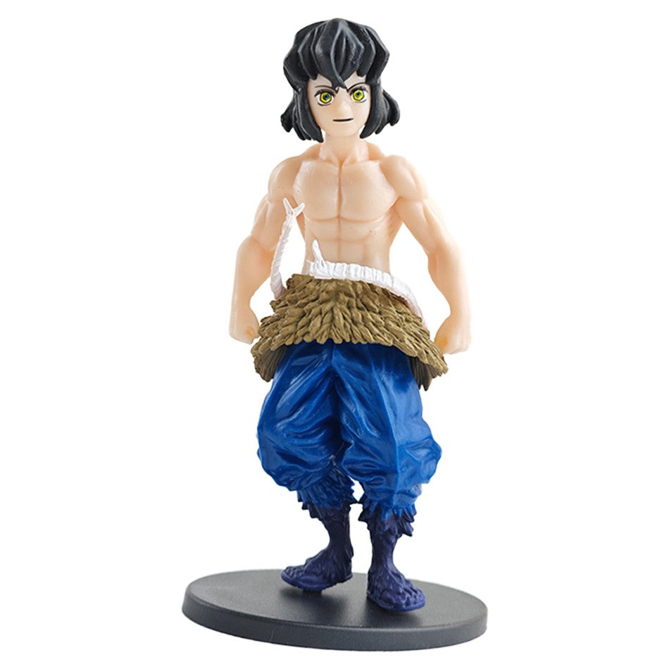 Demon Slayer Anime Action Figure - Kamado Tanjirou with Agatsuma Zenitsu And Nezuko PVC Model Toys Kimetsu No Yaiba Warriors