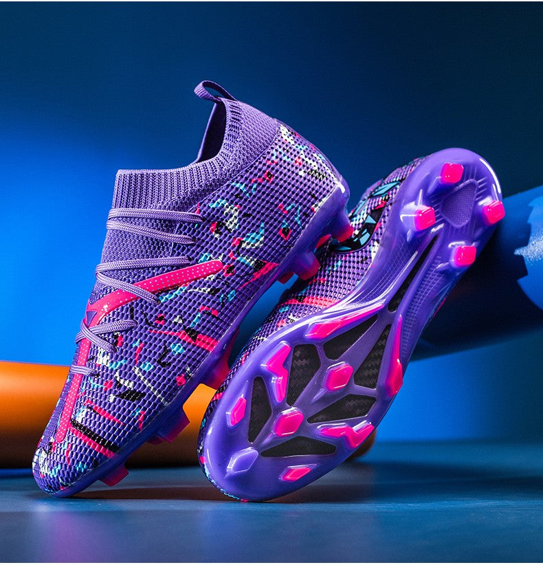 Mens Football Field Boots Ultralight Turf Indoor Society Training Soccer Shoes Cleats for Kids Sneakers TF/FG Football Shoes