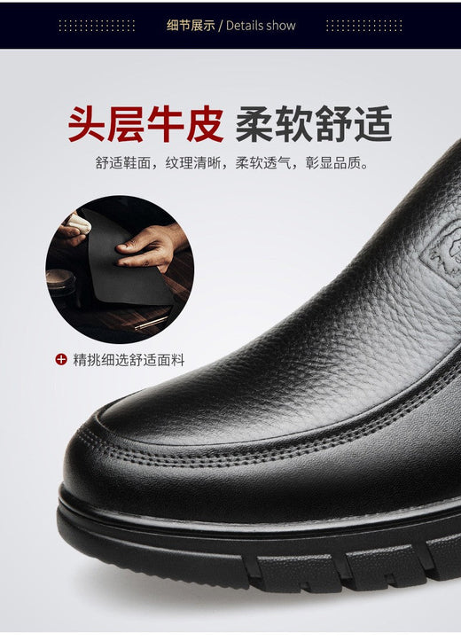 New Genuine Leather Handmade Shoes Casual Shoes For Men Flat Platform Walking Shoe Outdoor Footwear Loafers Breathable Sneakers
