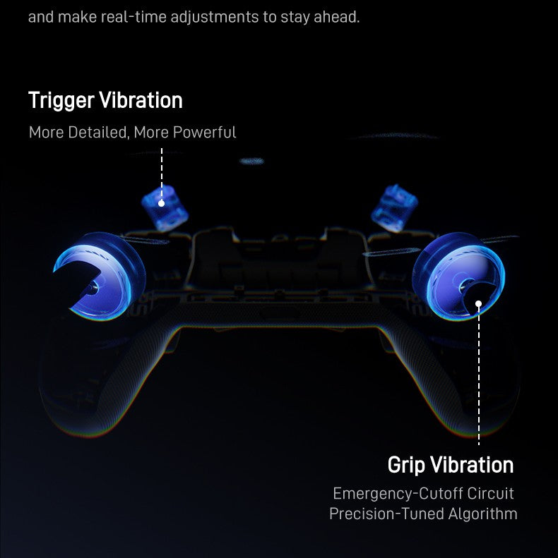 Flydigi Vader 5 Pro V2 Wireless Controller 4ms Low Latency FORCEFLEX Joystick 8 Remappable Buttons for NS Mobile TV PC