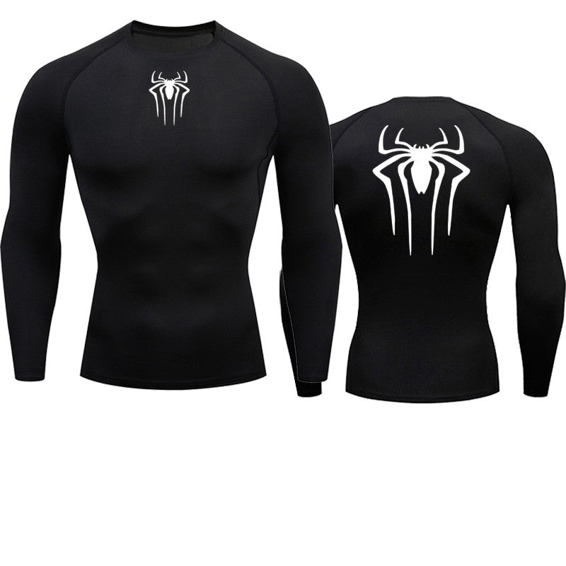 Sun Protection Sports Second Skin Running T-Shirt Men's Fitness Rashgarda MMA Long Sleeves Compression Shirt Workout Clothing
