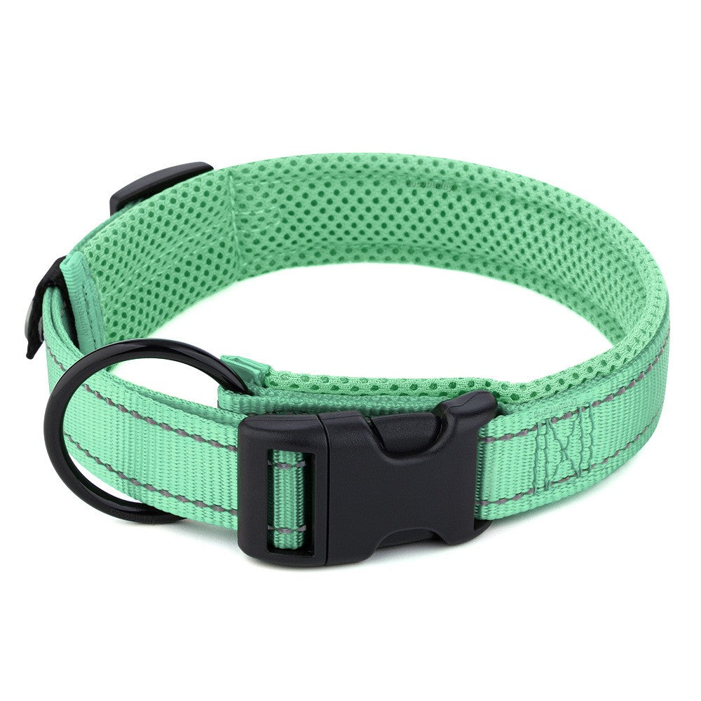 Breathable Dog Collars Adjustable Large Medium Small Nylon Pet Collar Large Dogs
