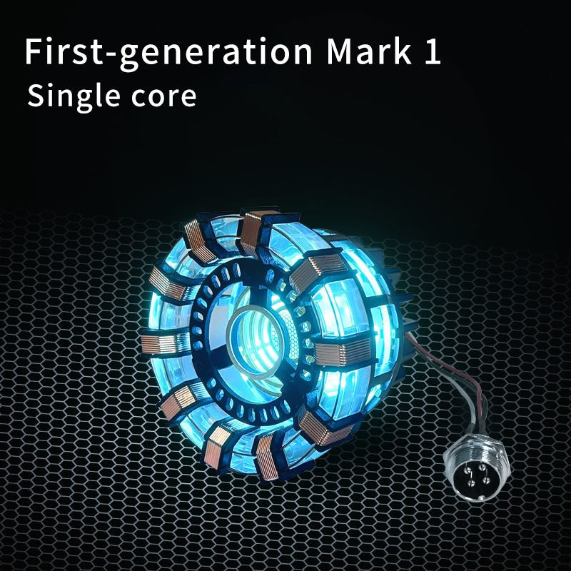 New Sale: Man Mk1 and Mk2 Arc Reactors Tony Stark's Heart of Mark Armor Avengers Figures with LED Lights 1:1 Chest lamp toy edc