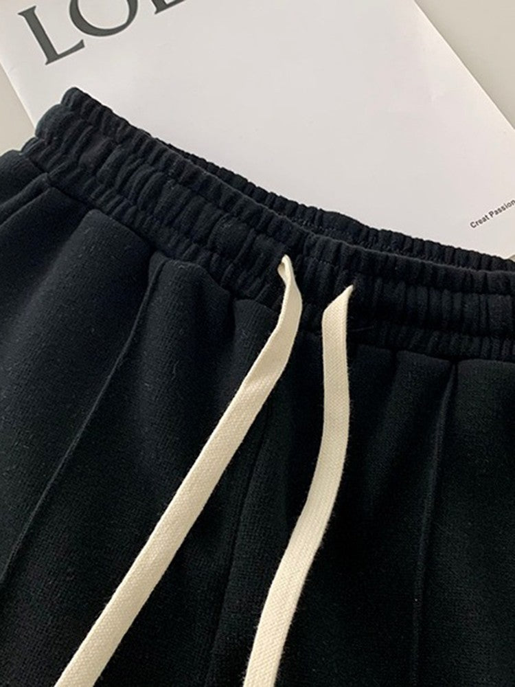 AOSSVIAO 2025 Summer Shorts Women Elasticity Lovely Girls Korean Style Sweet Students Harajuku Simple Pure Gray Trousers Female