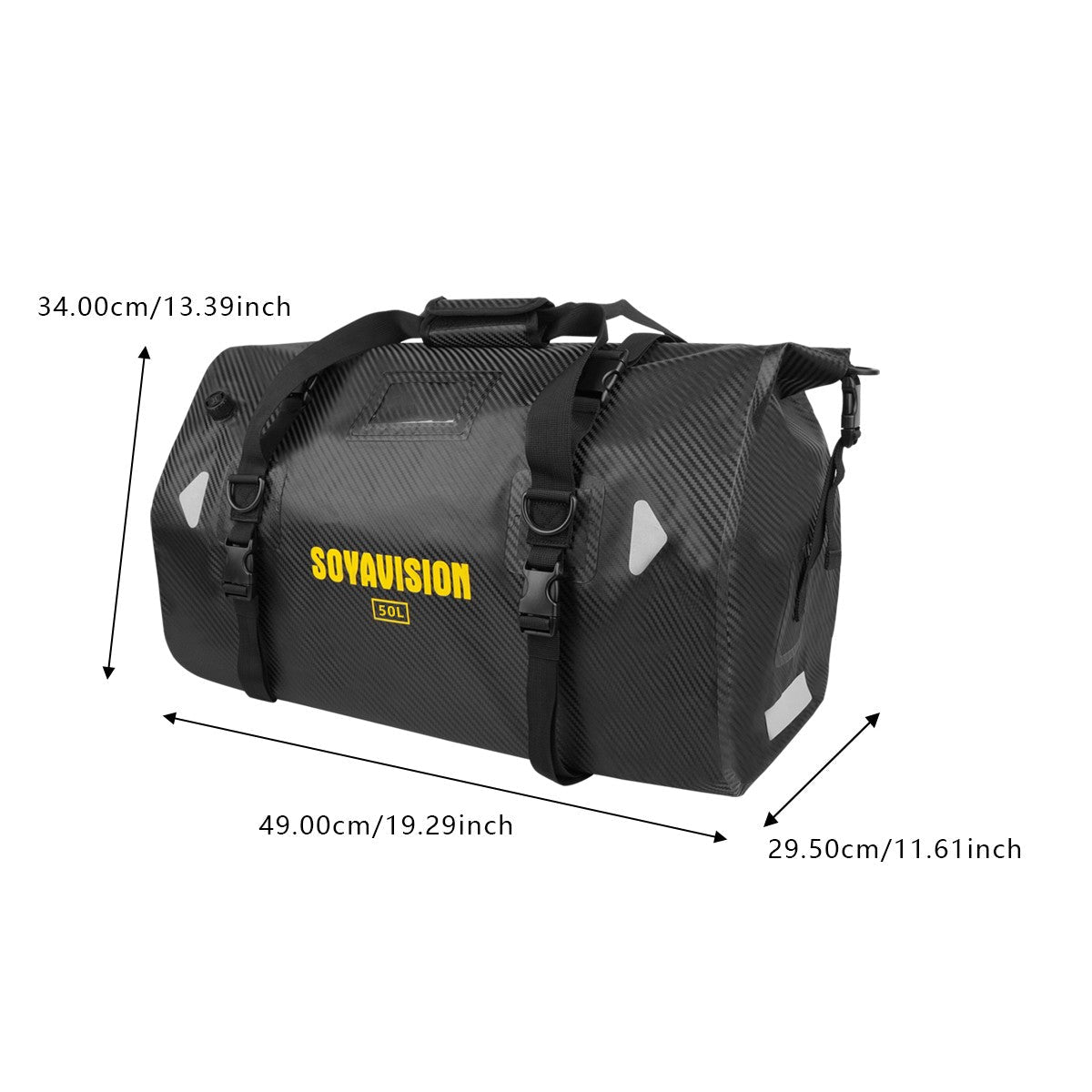 Universal Motorcycle Waterproof Tail Bags Back Seat Bags Cycling Camping Travel Bag Motorbike Scooter Sport Luggage Pack 66L 40L