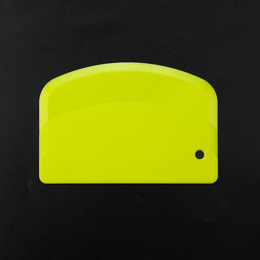 Silicone World Dough Scraper Cream Spatula Plastic Cutting Knife for Flour Pastries and Cakes Baking Tool Kitchen Accessories