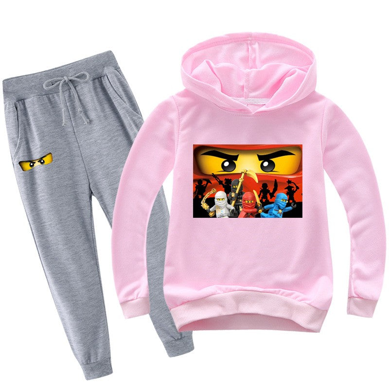 2-13 years Spring Autumn Children Clothing Sets Kids Clothes Baby Boys Hoodies Pants 2 Pcs Set Tracksuit Anime Outwear Coat