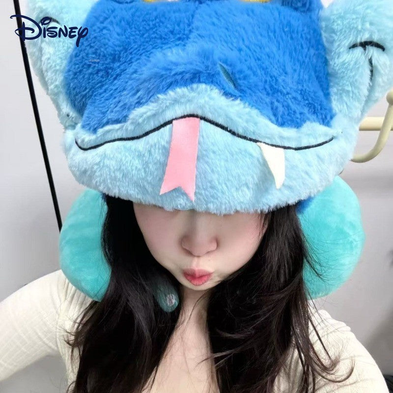 Disney Zootopia 2 Kawaigari Snake Plush Hat Cartoon Anime Cute Hat U-shaped Pillow Winter Warm Office Nap Gift for Girls