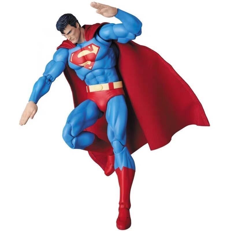 In Stock Ct Toys Superman Mafex 117 Comic Hush Justice League Articulated Dc Superman Hush Anime Action Figure Model Toys