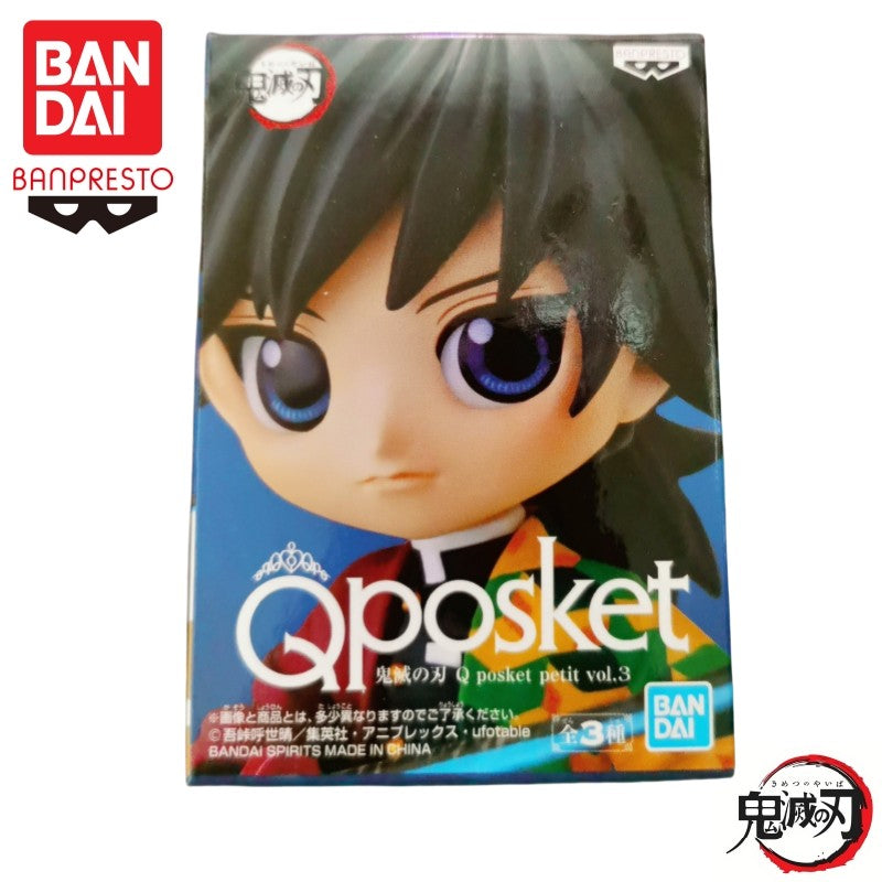 In Stock Bandai Banpresto Original Demon Slayer Qposket Petit Giyuu Muichirou Obanai Doll Brand New Boxed Action Figure Garage