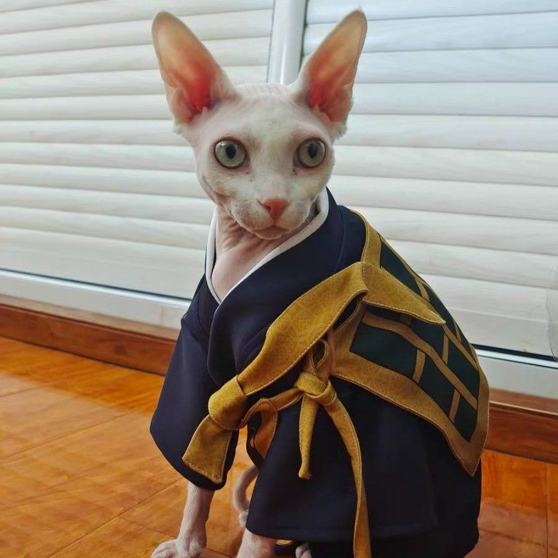 Geto Suguru Pet Cosplay Coat Cartoon Anime Cat Dog Party Costume Cute Pet Clothes Christmas Halloween Pet Costume Photo Props