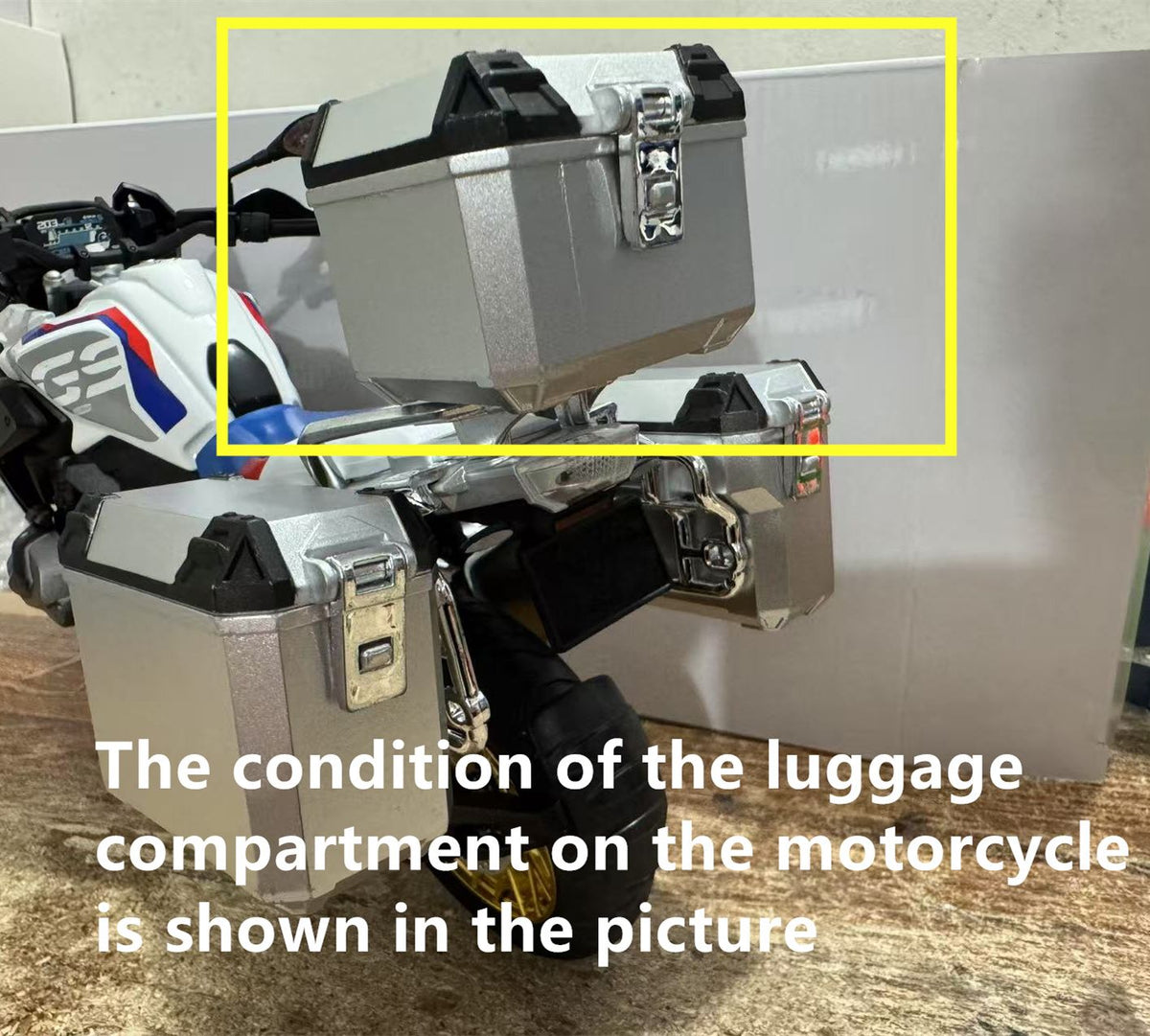 1/9 R1250 GS ADV Alloy Racing Motorcycle Diecasts Street Sports Motorcycle Model Simulation With Light Collection Kids Toys Gift