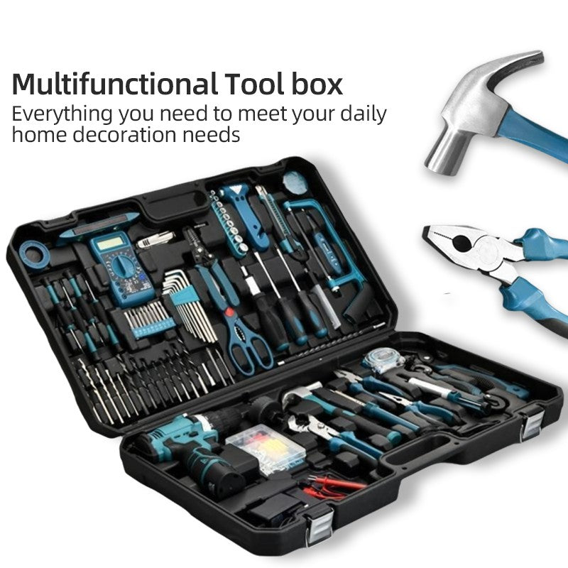 High-power Electric Drill Power Tool Sets Automotive Tools Multifunctional Repair Combination Tools Auto Repair Toolbox Kit