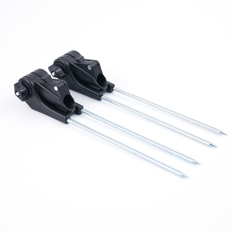 1.7M/2.1M/2.4M New Stainless Steel Thickened Telescopic Fishing Rod Bracket Fishing Rod Dual Purpose Bracket Fishing Rod Holder
